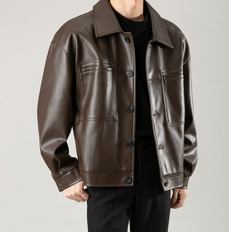 Hiking Outdoor Leather Jacket