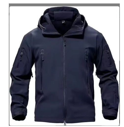 Hooded Waterproof Wind Hiking Warm Jacket