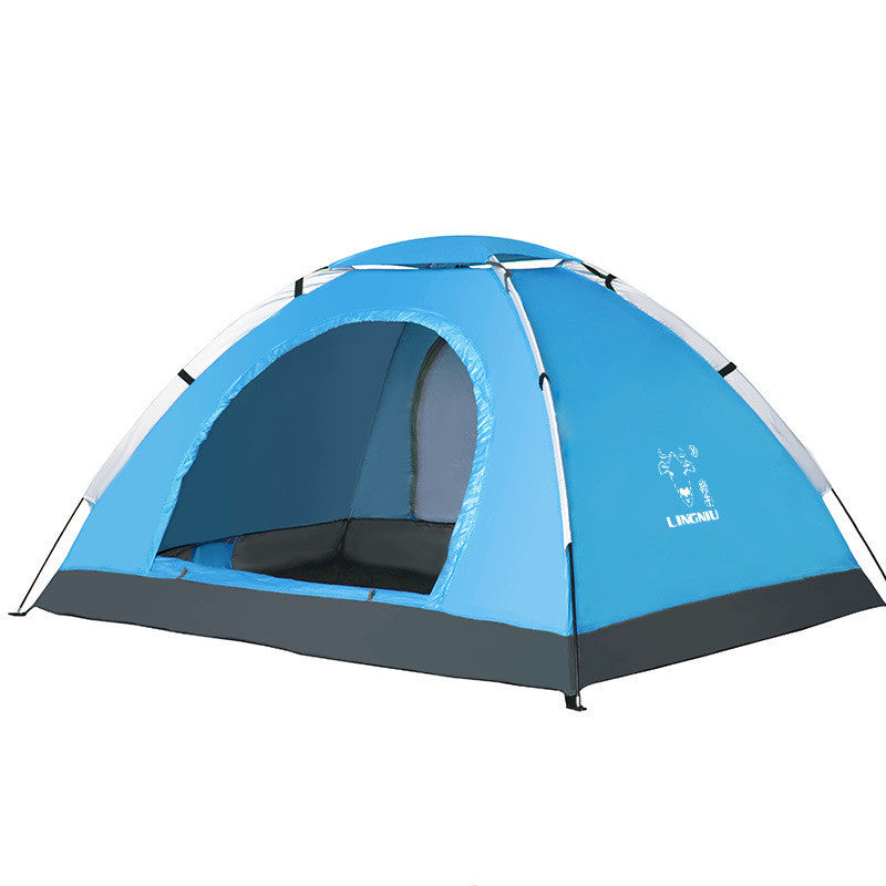 Single-layer camping outdoor tent