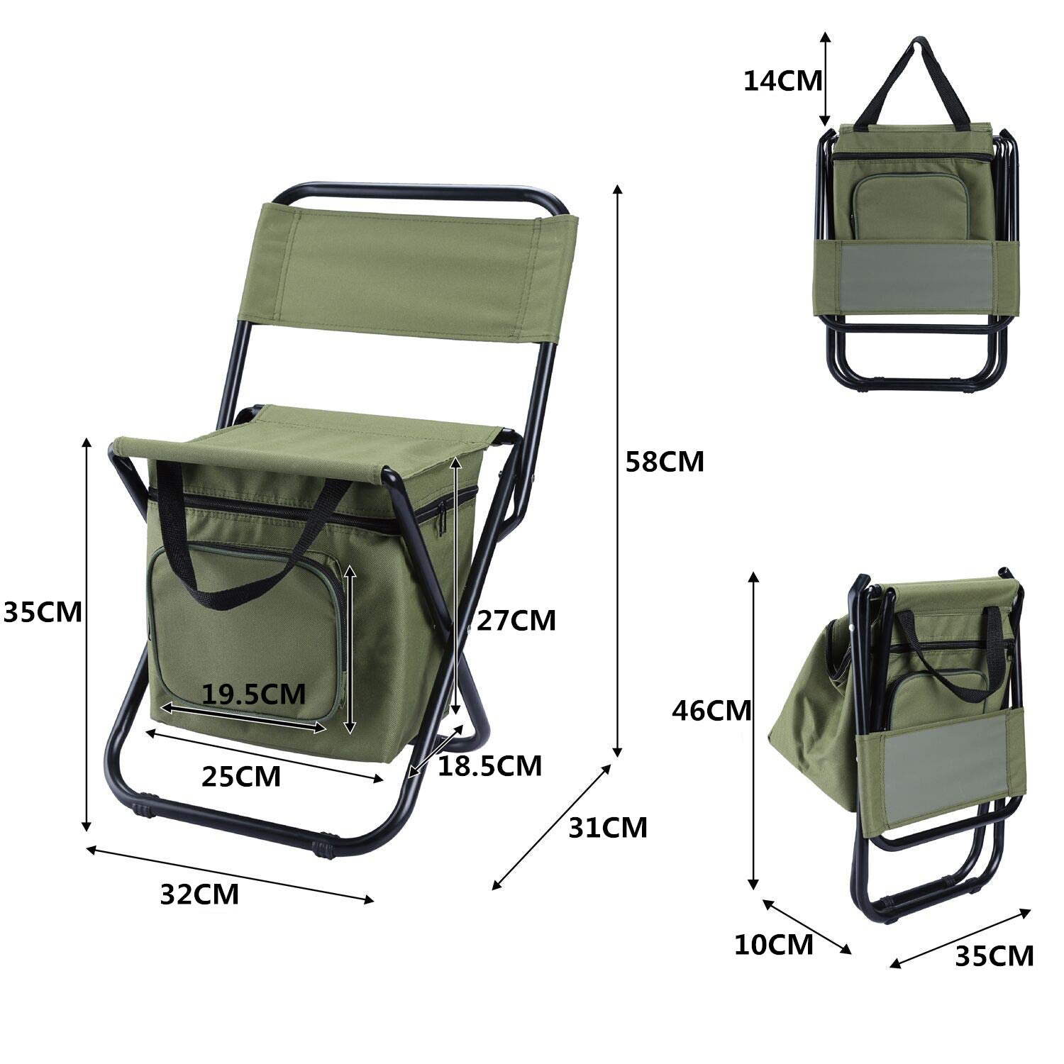 Folding Chair Backpack Camping Chair