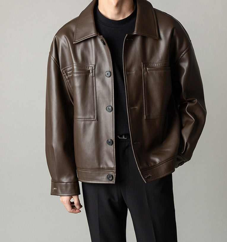 Hiking Outdoor Leather Jacket