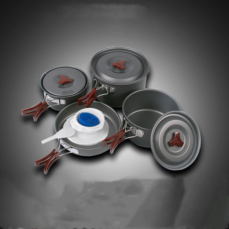 Picnic cookware set camping pot