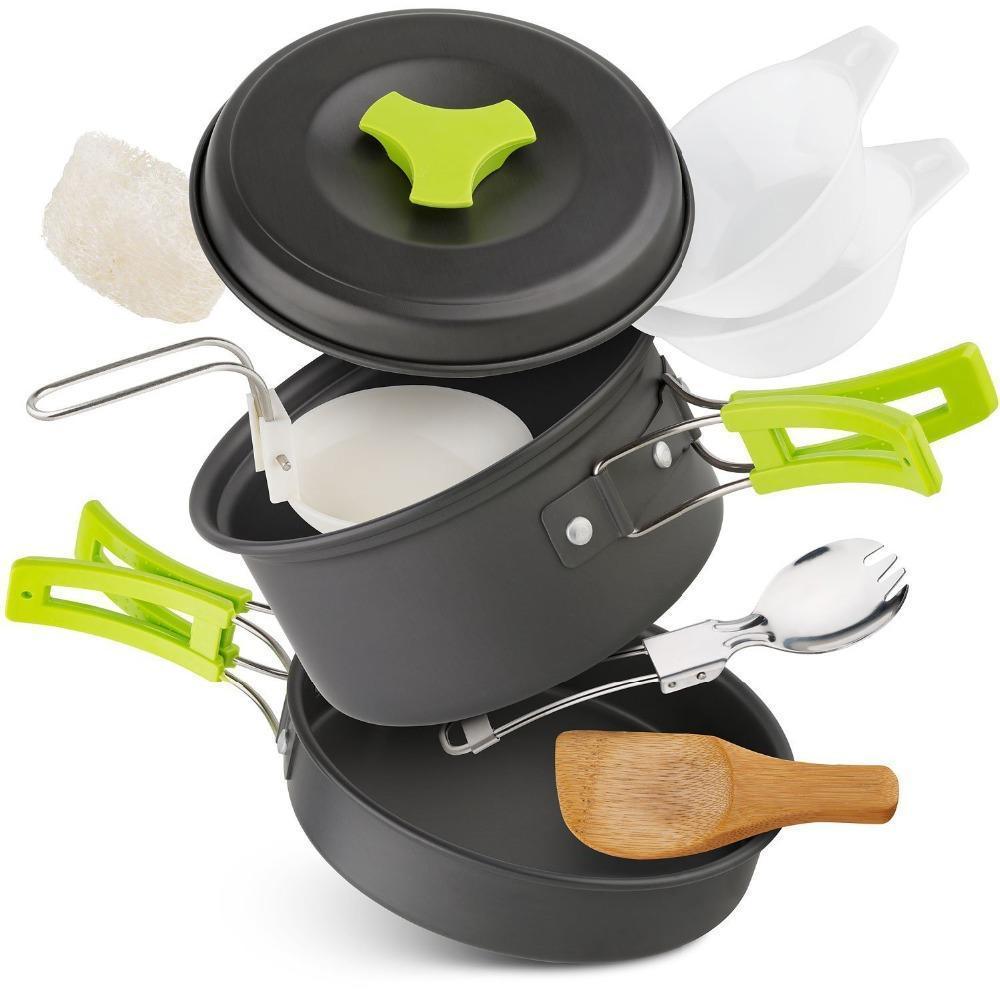 Outdoor camping cookware set