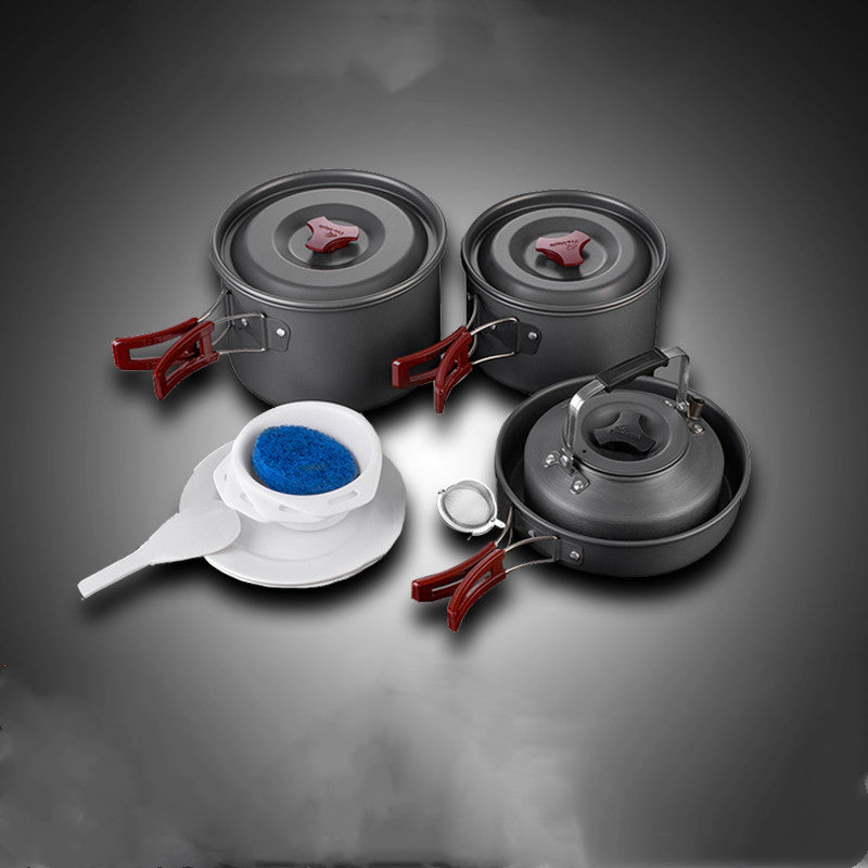 Picnic cookware set camping pot