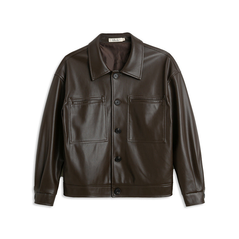 Hiking Outdoor Leather Jacket