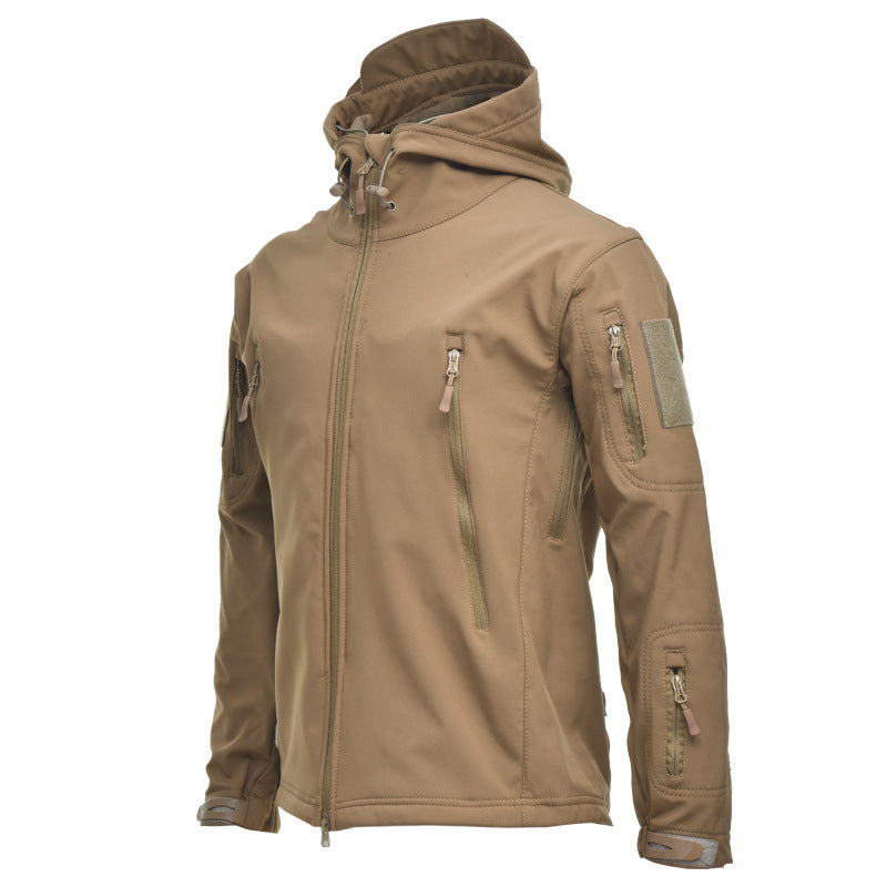 Hooded Waterproof Wind Hiking Warm Jacket