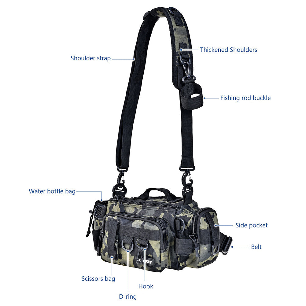 Green Dark Night Camo Fishing Gear