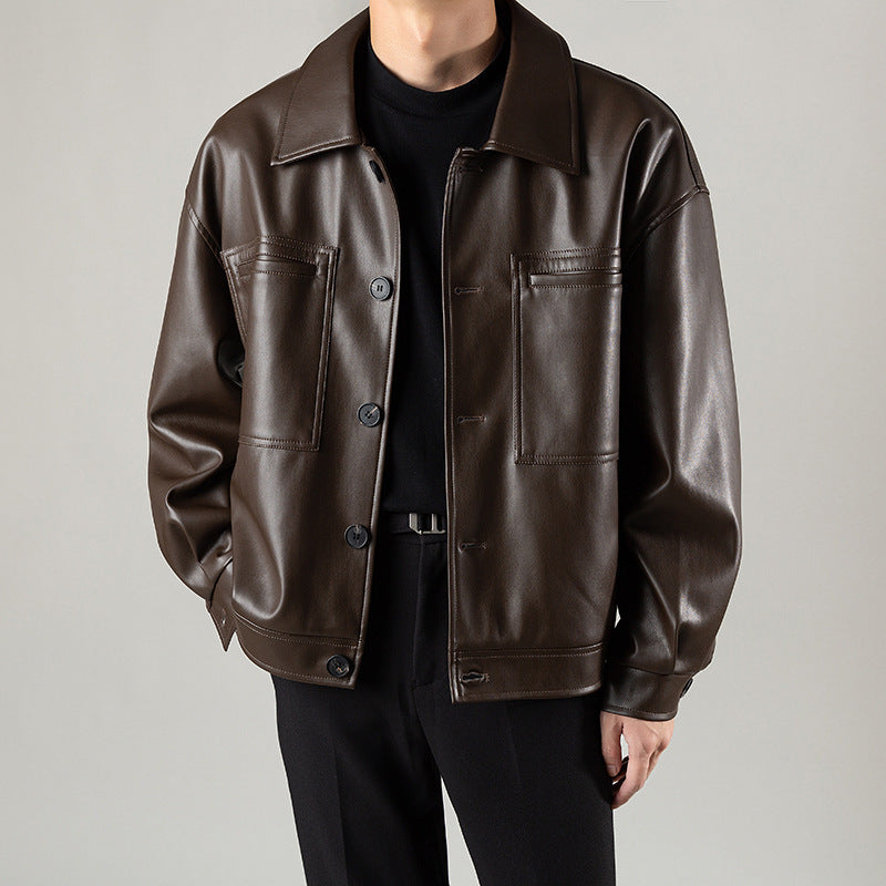Hiking Outdoor Leather Jacket