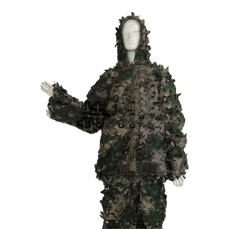 3D Jungle Hunting Hooded Camouflage