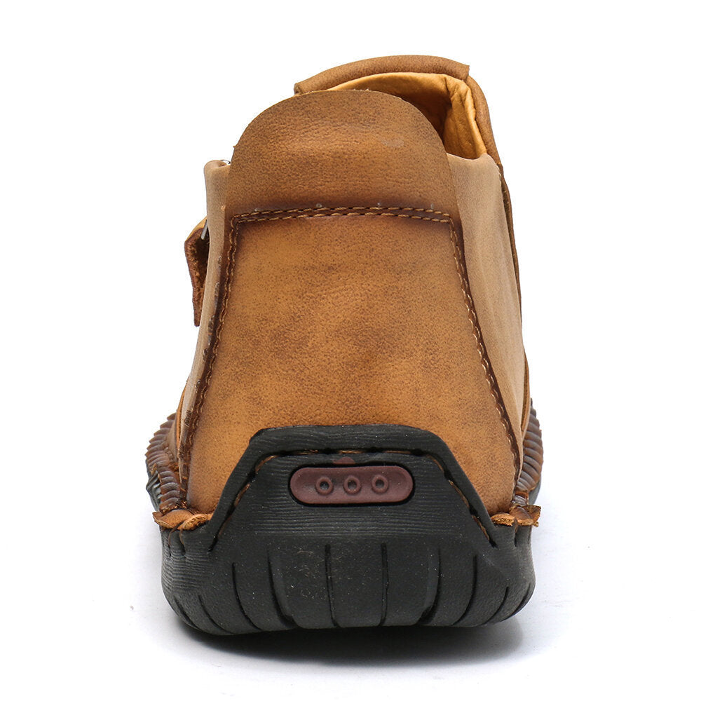 Men Zipper Outdoor Hiking Shoes
