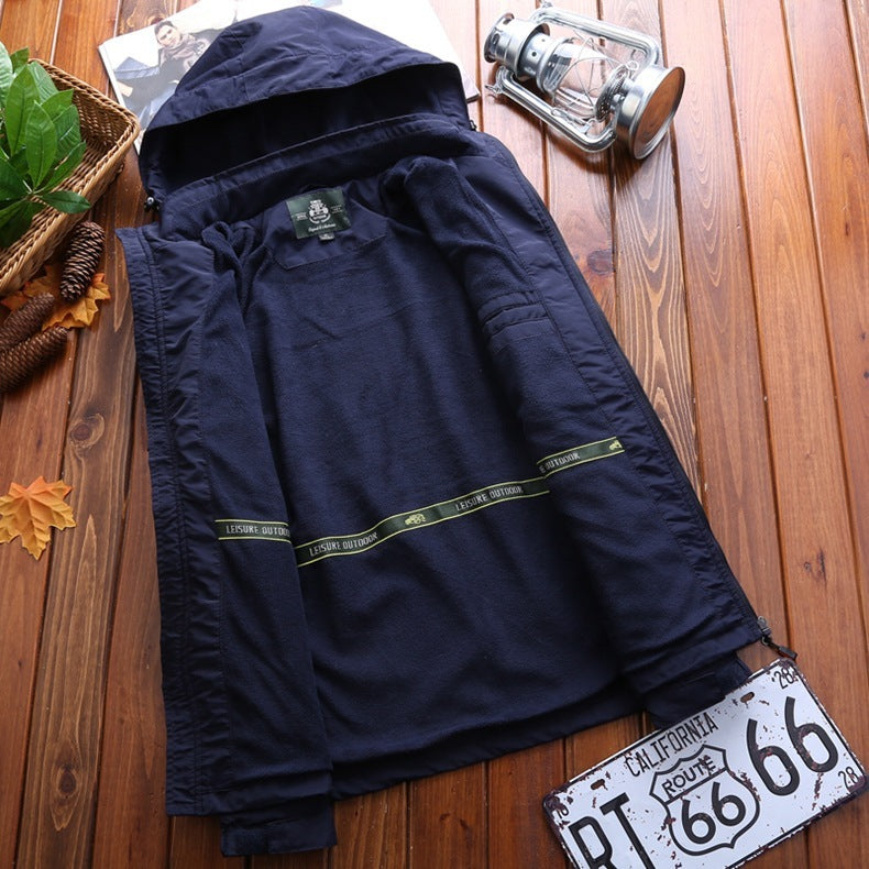 winter outdoor mountaineering jacket