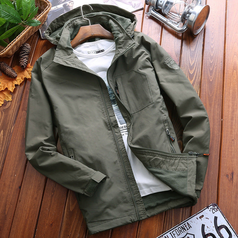 winter outdoor mountaineering jacket