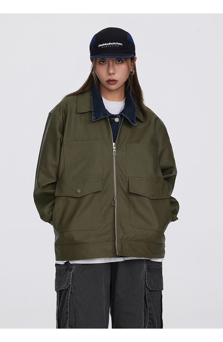 Autumn Hiking PU Leather Jacket