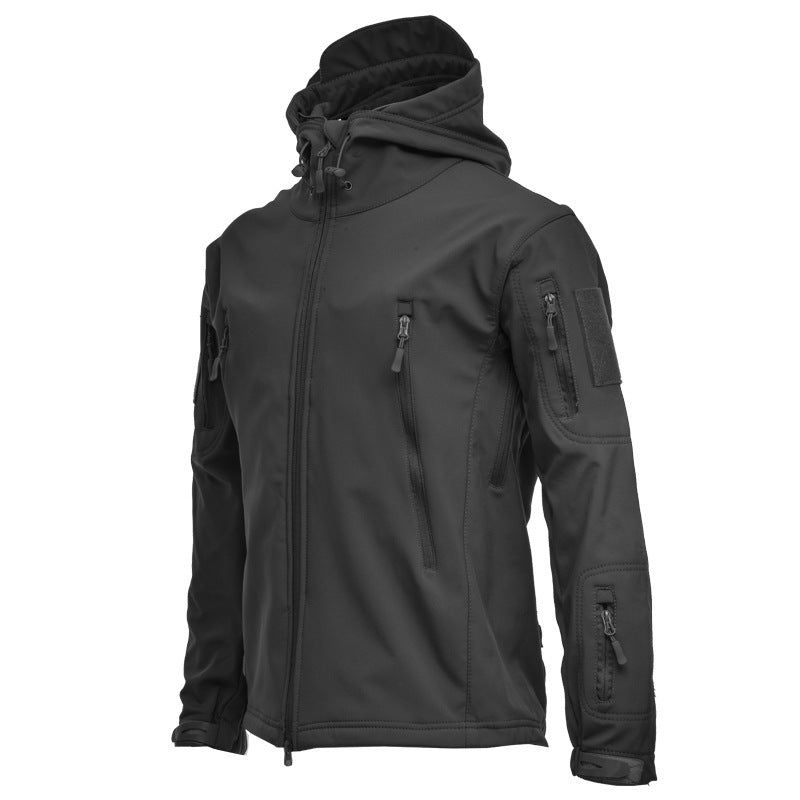Hooded Waterproof Wind Hiking Warm Jacket