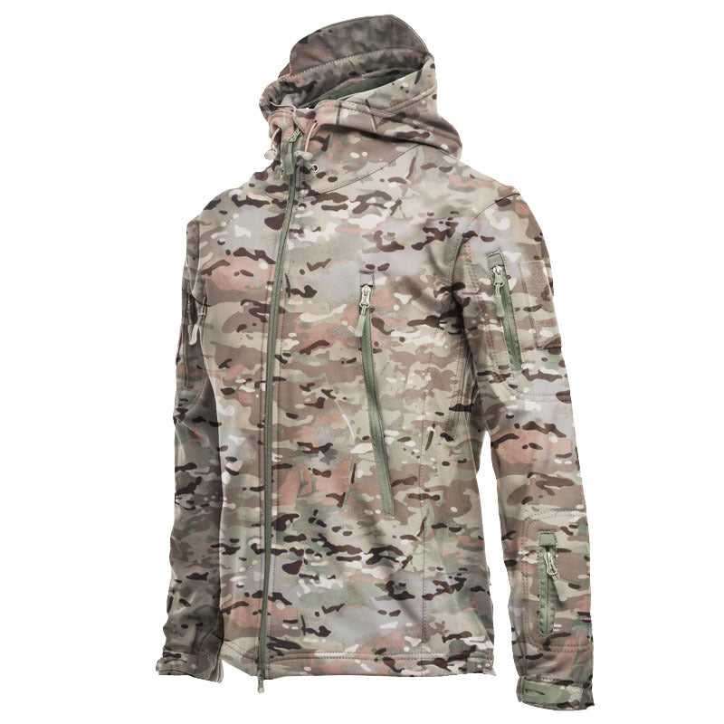 Hooded Waterproof Wind Hiking Warm Jacket