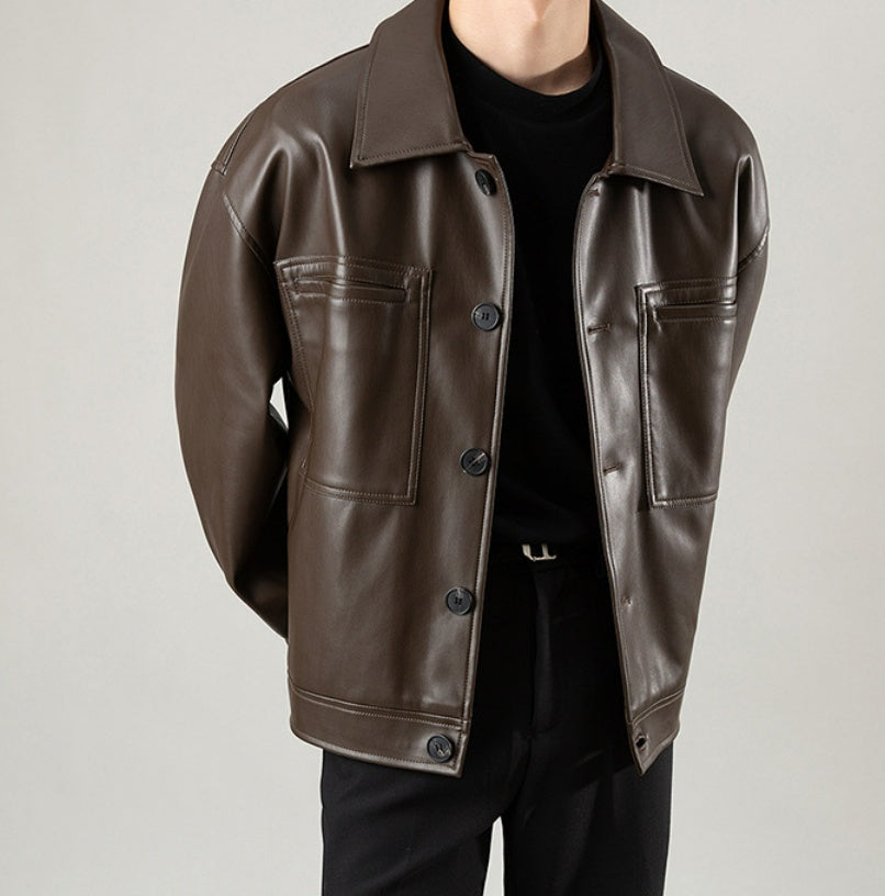 Hiking Outdoor Leather Jacket