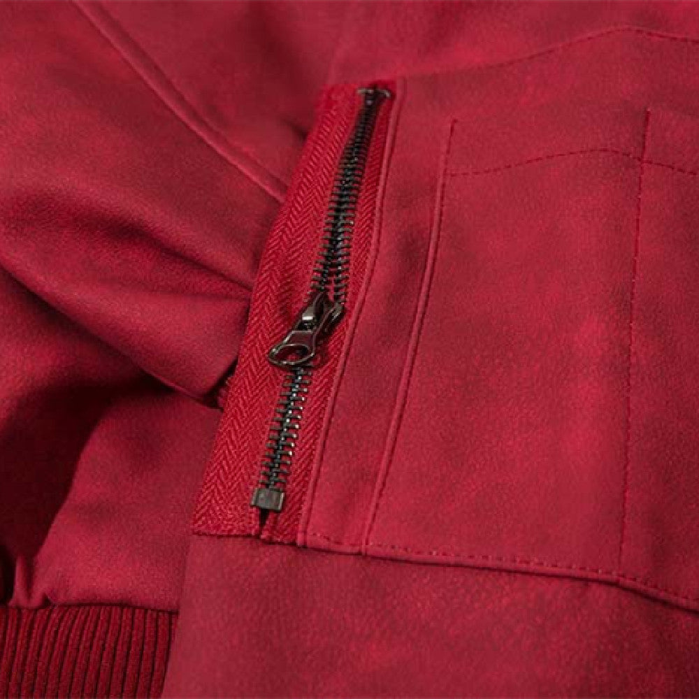 Fashion Embroidery Letter Flight Jacket