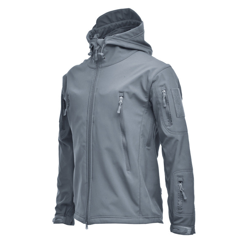 Hooded Waterproof Wind Hiking Warm Jacket