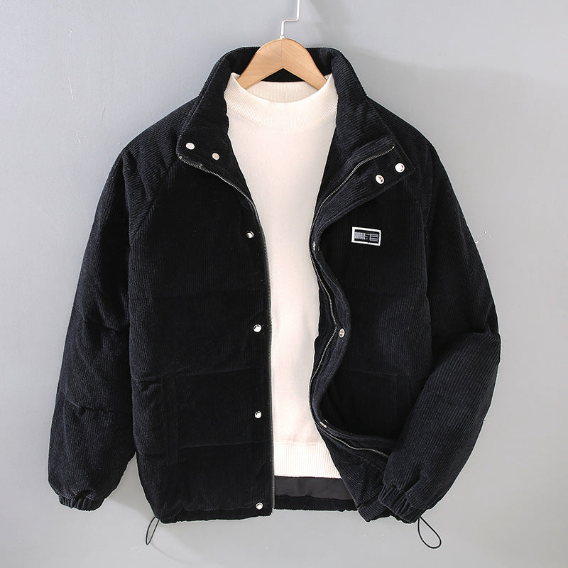 Men's Youth Corduroy Down Jacket Coat