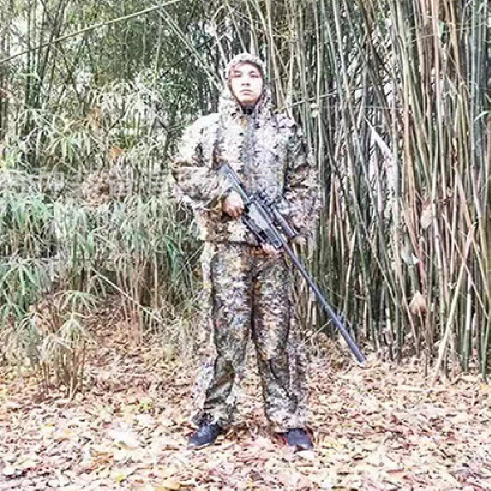 3D Jungle Hunting Hooded Camouflage