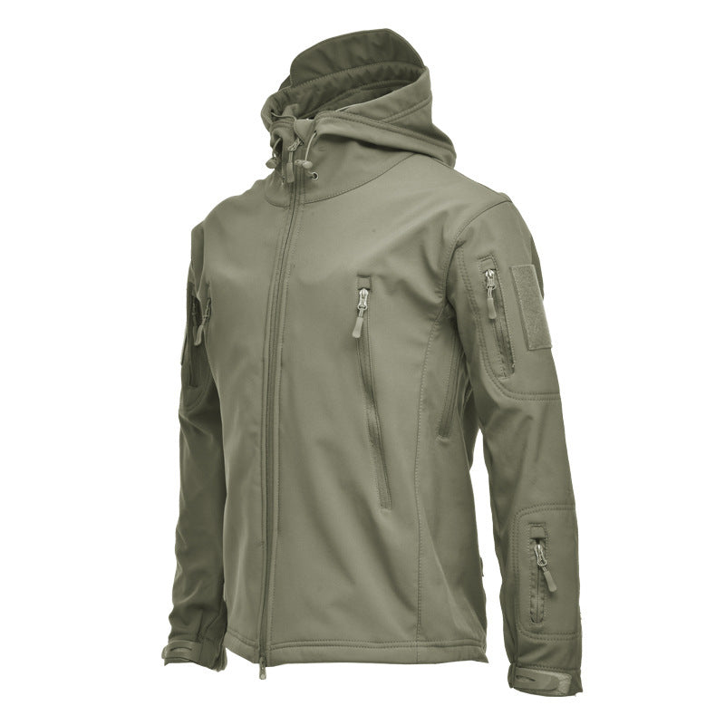 Hooded Waterproof Wind Hiking Warm Jacket
